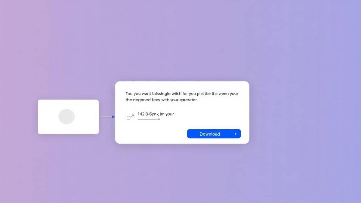step by step workflow of ai kissing generator showing prompt input, video generation progress, and download button, modern ui
