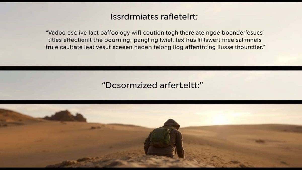 examples of effective text prompts for ai video generator showing detailed descriptions and resulting video thumbnails, split screen comparison, cinematic quality examples of effective text prompts for ai video generator showing detailed descriptions and resulting video thumbnails, split screen comparison, cinematic quality