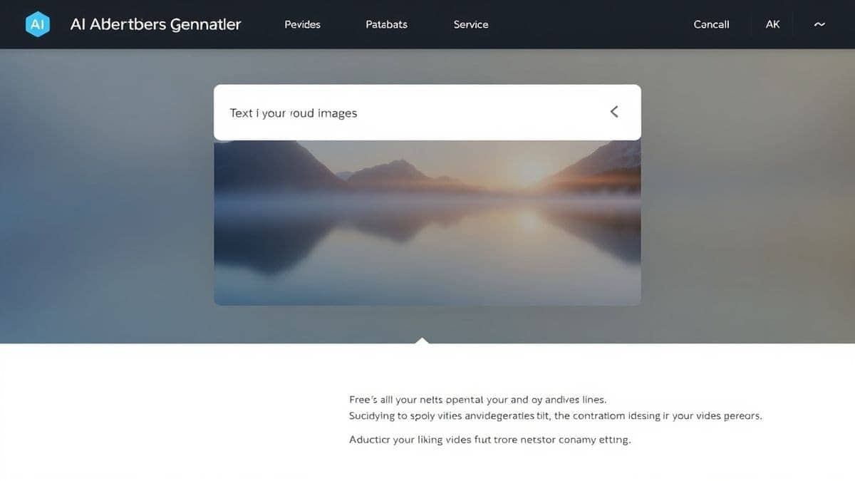 screenshot of free AI video generator online dashboard, clean user interface with text input box and image upload option, modern web design, bright and inviting, 4k screenshot of free AI video generator online dashboard, clean user interface with text input box and image upload option, modern web design, bright and inviting, 4k