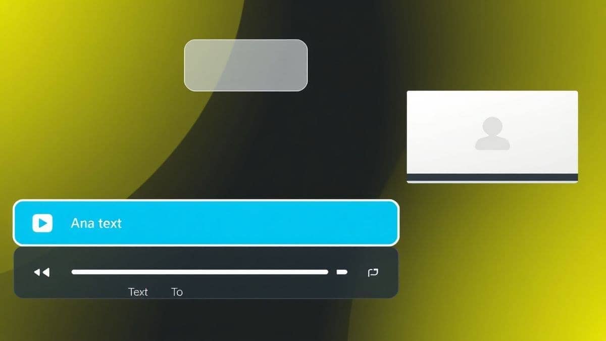 step by step ai text to video workflow interface prompt input video generation process modern ui, sleek design, progress bar